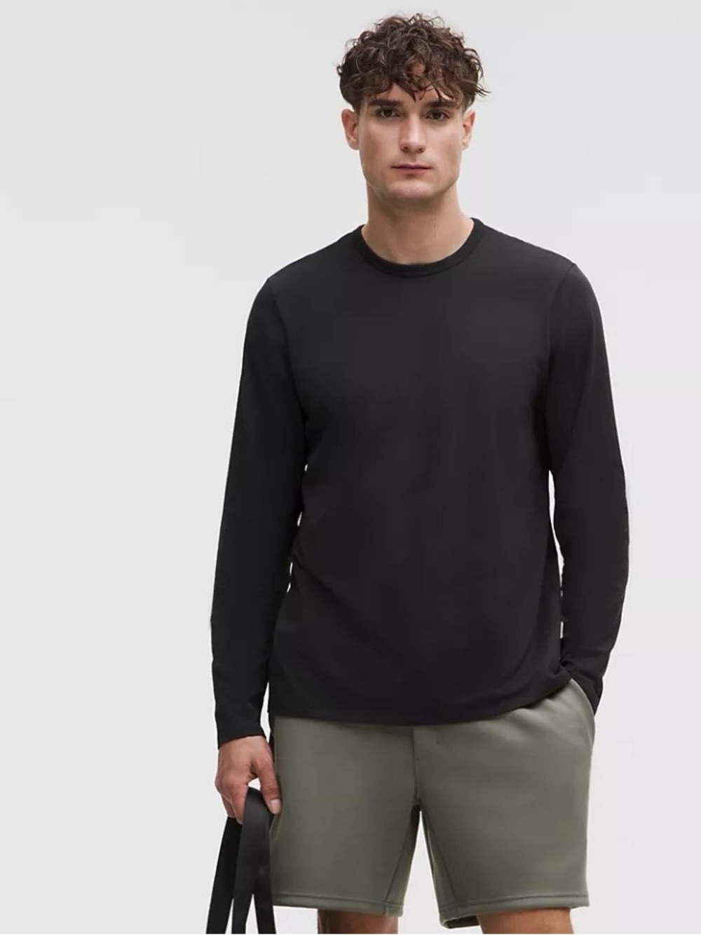 Zara Black Crewneck Long Sleeve Shirt